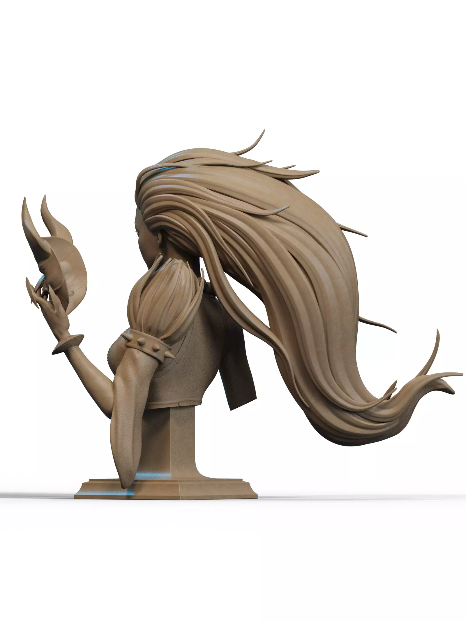 Blood Moon Diana Bust 3D Print 3D print model_1