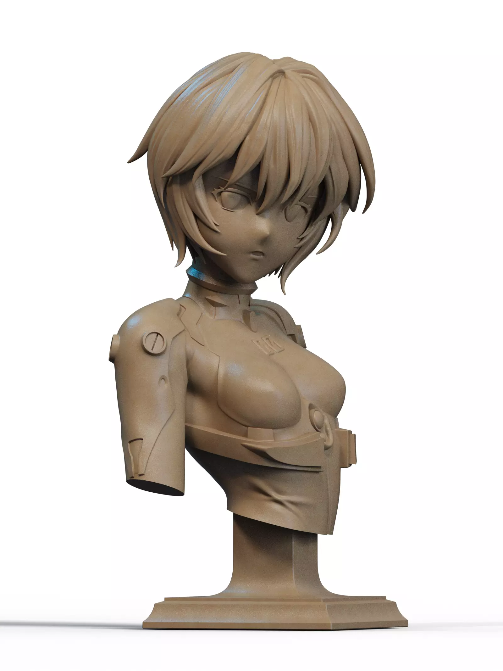 Rei Ayanami Bust 3D Print 3D print model