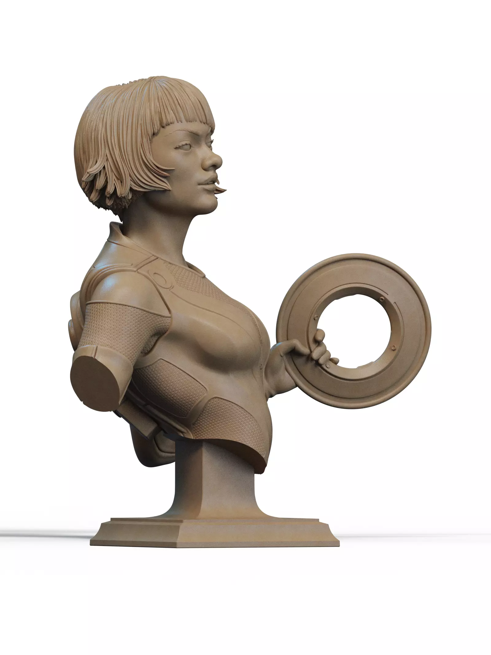 Quorra Bust 3D Print 3D print model_2