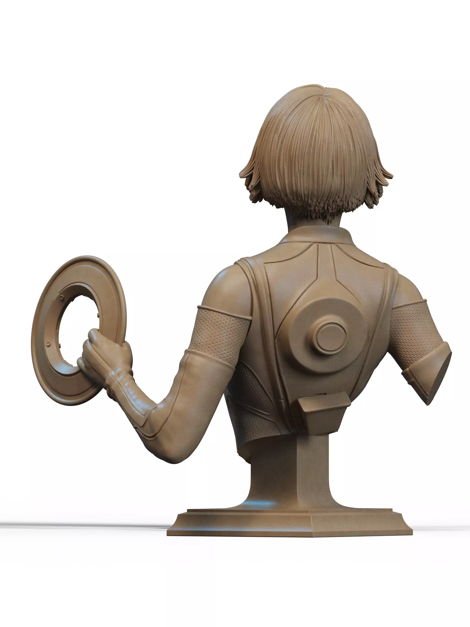 Quorra Bust 3D Print 3D print model_1