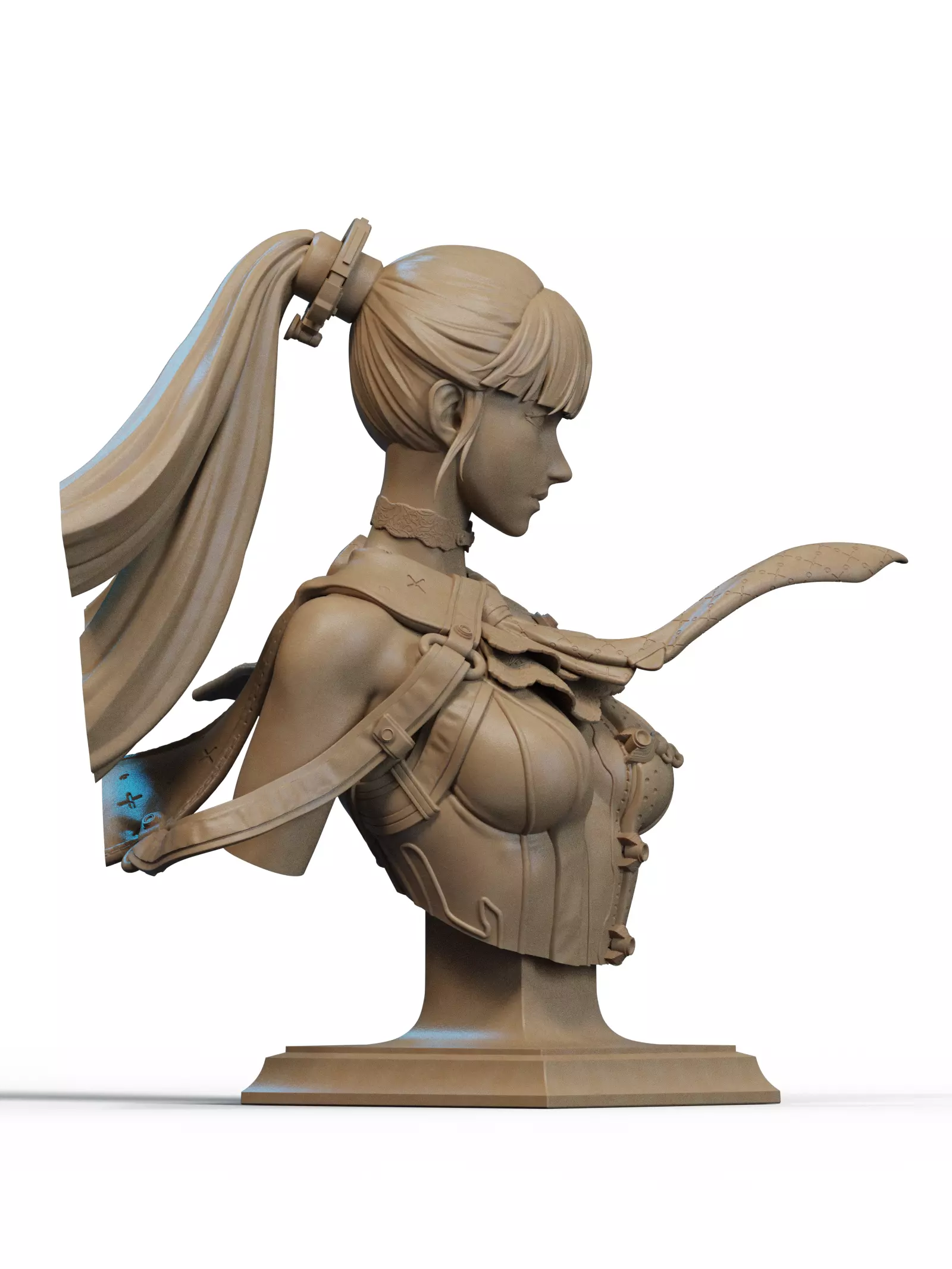 Eve Bust 3D Print 3D print model_1