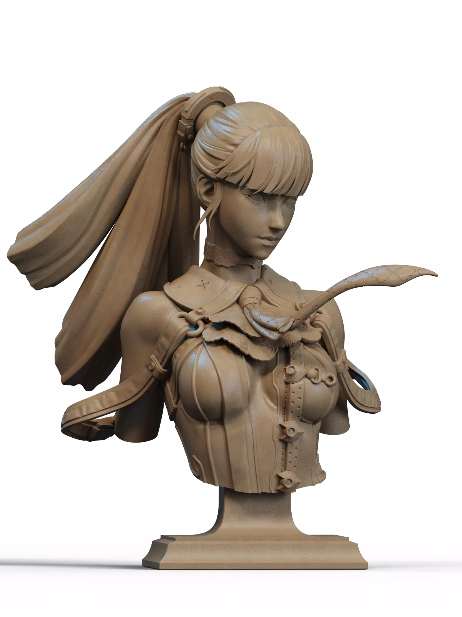 Eve Bust 3D Print 3D print model_0