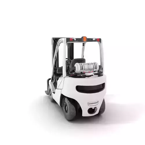 Silver Industrial Forklift model pack