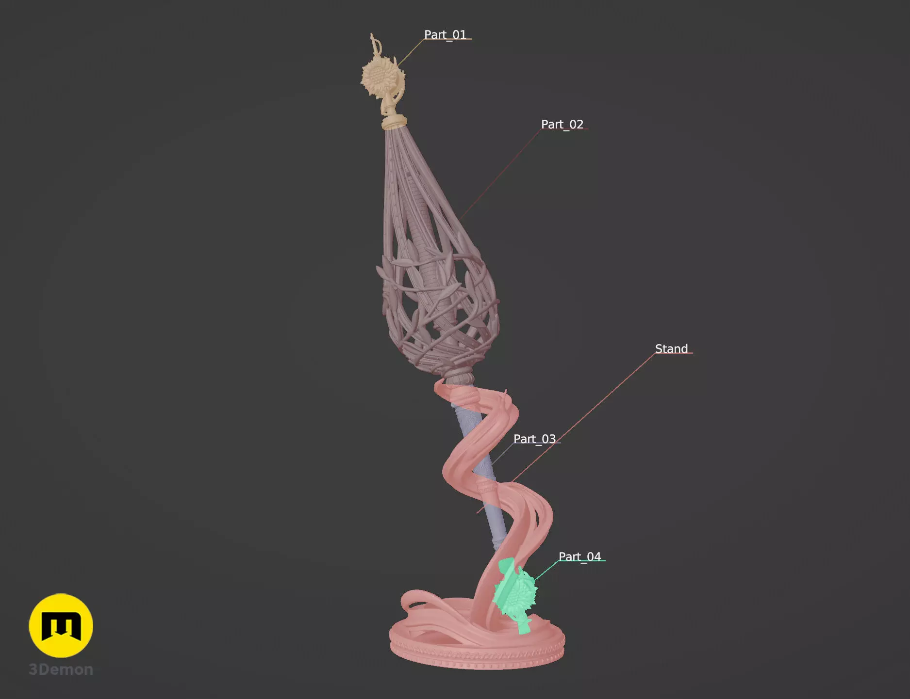 Hazel Distaff - South of Midnight 3D print model_17