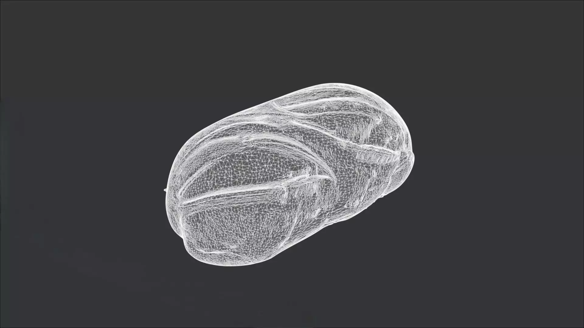 Batard Bread 3D model_2