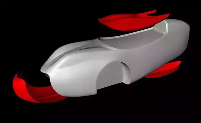 Velomobile Design Free 3D model