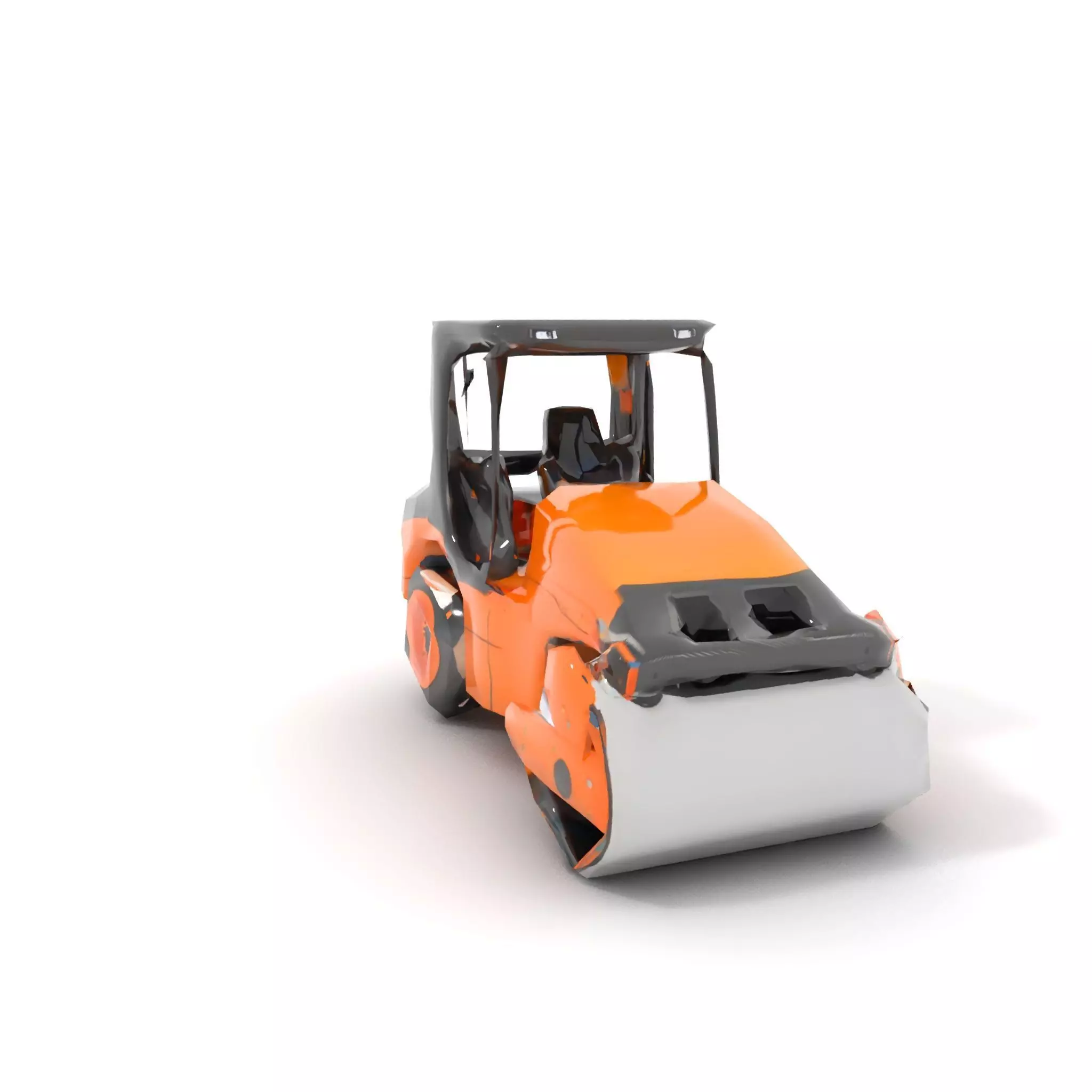 Vibrant Asphalt Roller model pack Low-poly 3D model_25