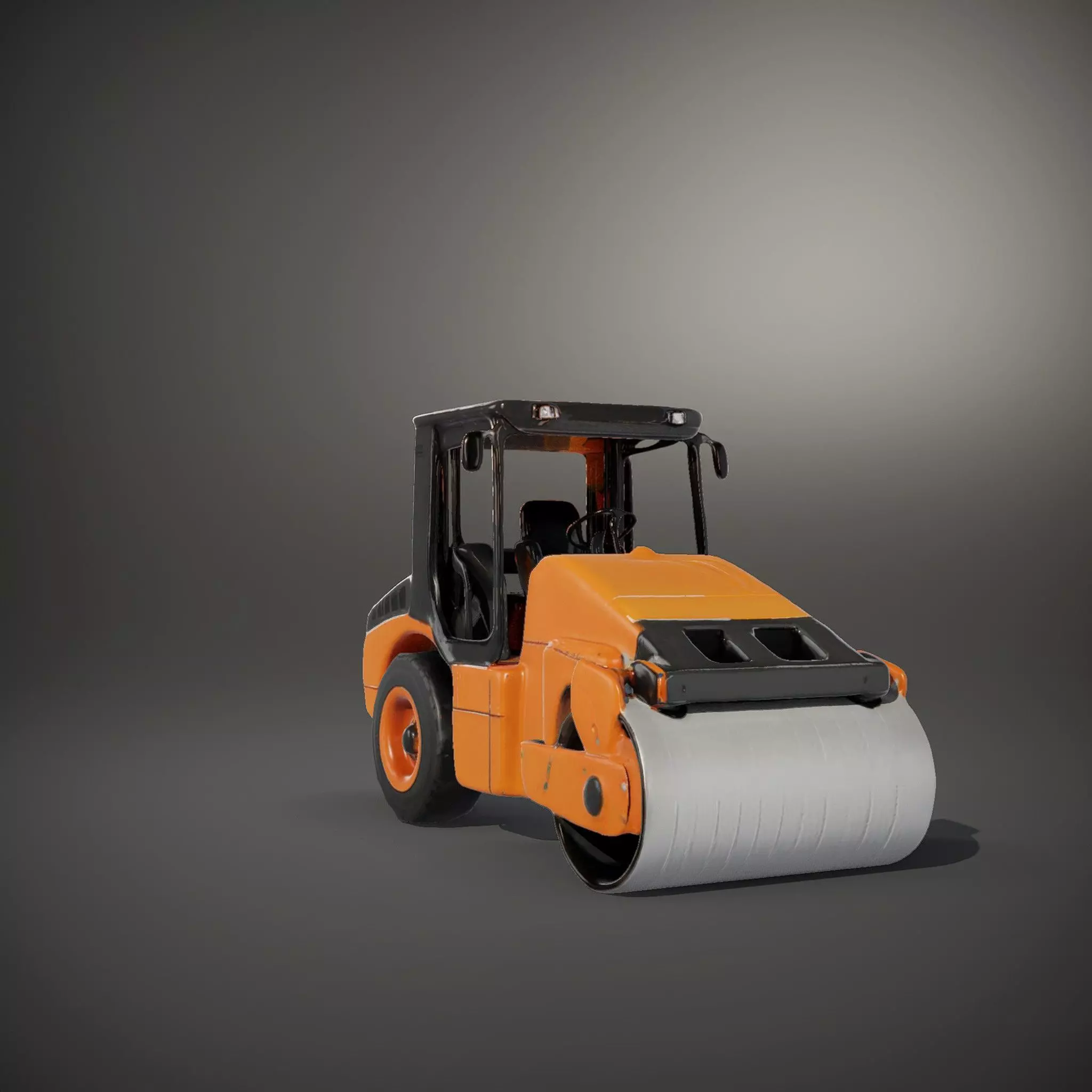 Vibrant Asphalt Roller model pack Low-poly 3D model_33