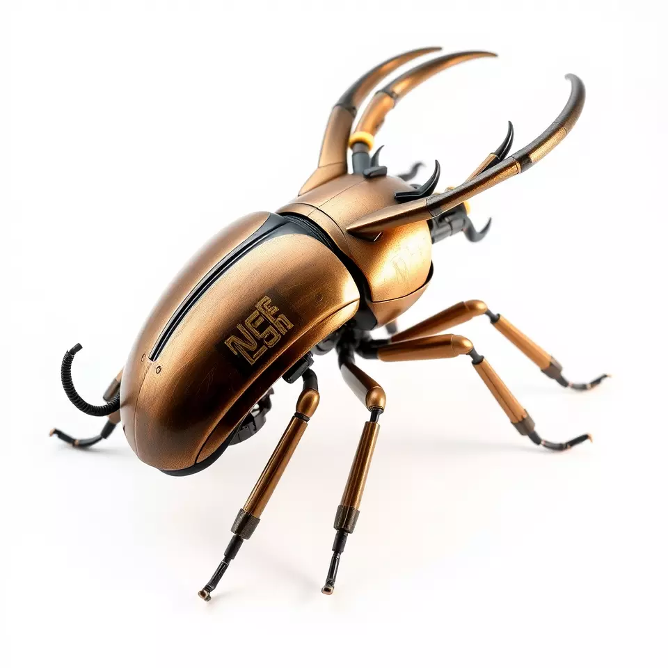 Copper Beetle model pack Low-poly 3D model_2
