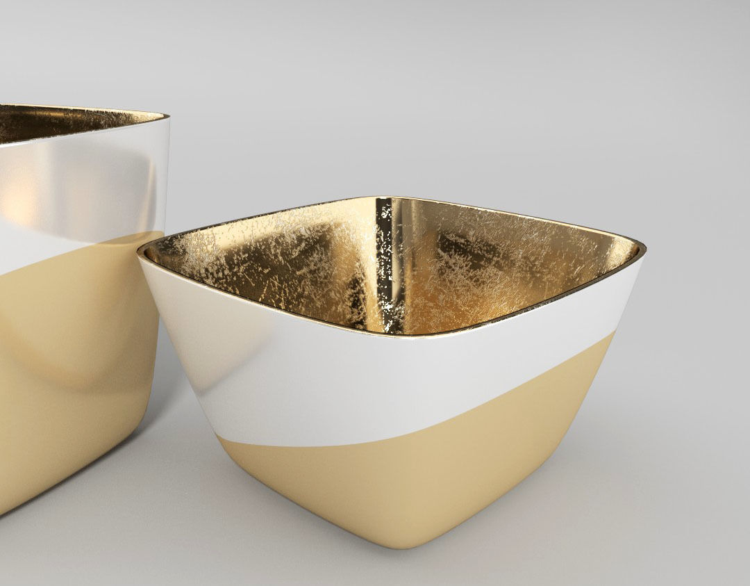 A Set of Minimal Tableware 3D model_2