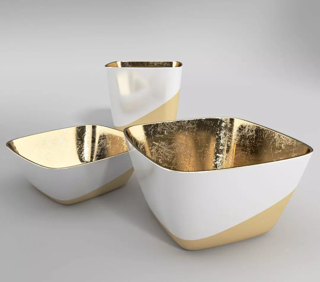 A Set of Minimal Tableware 3D model_0