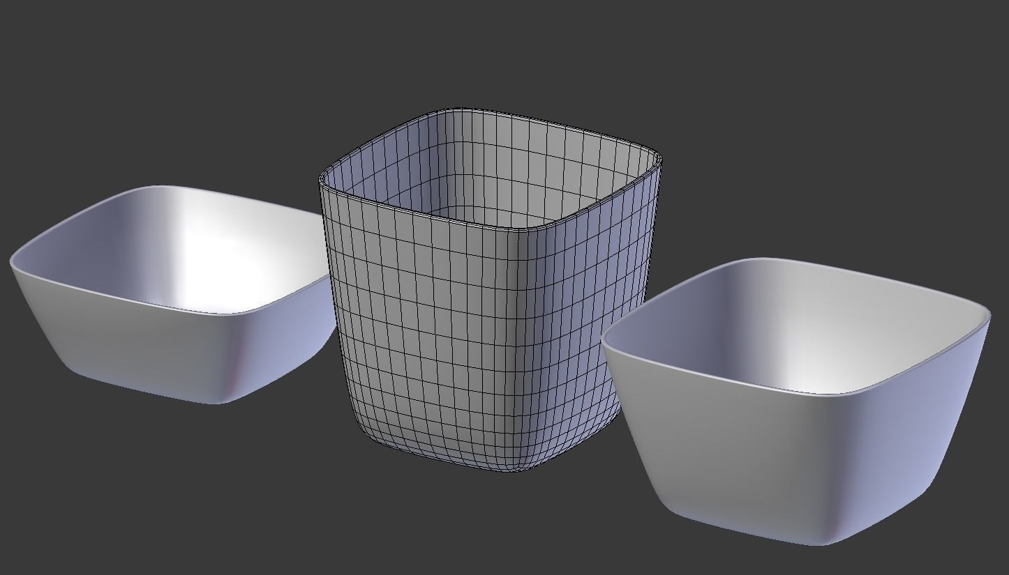 A Set of Minimal Tableware 3D model_11
