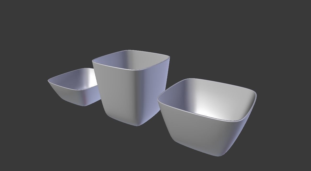 A Set of Minimal Tableware 3D model_8