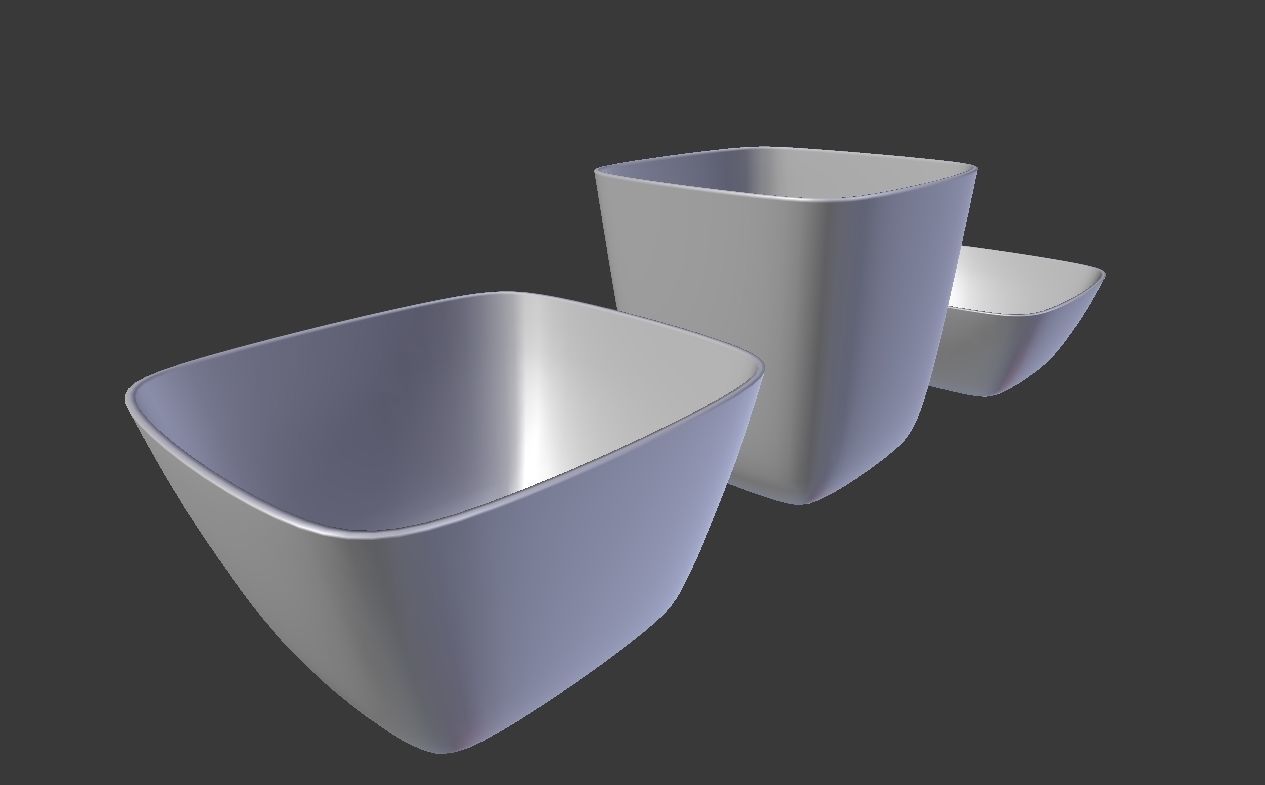 A Set of Minimal Tableware 3D model_6