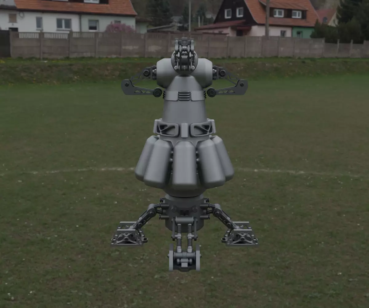 Scifi Plasmonic Reactor Concept 3D model_19