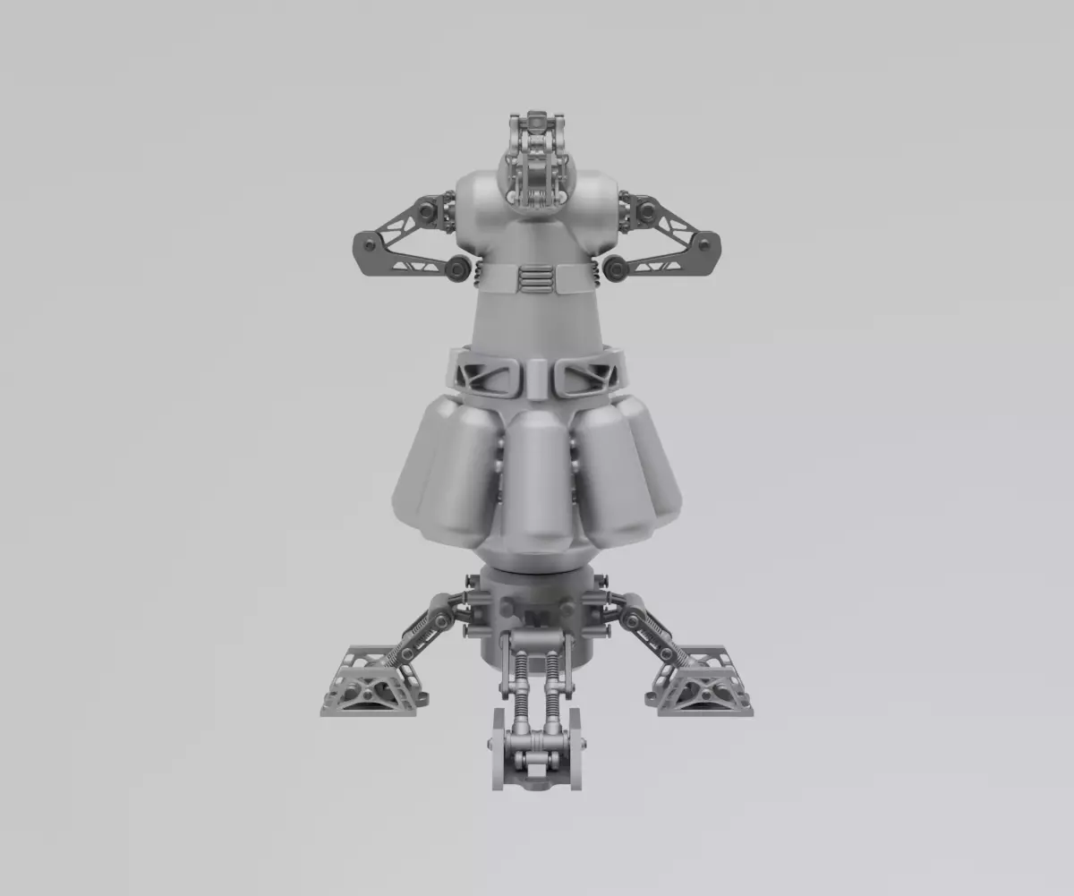Scifi Plasmonic Reactor Concept 3D model_10