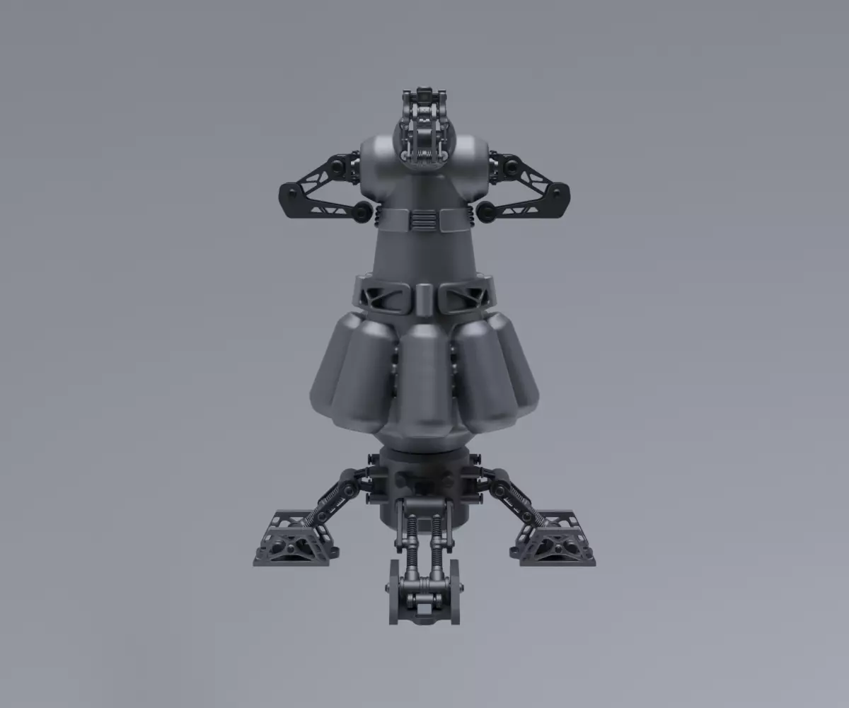 Scifi Plasmonic Reactor Concept 3D model_9