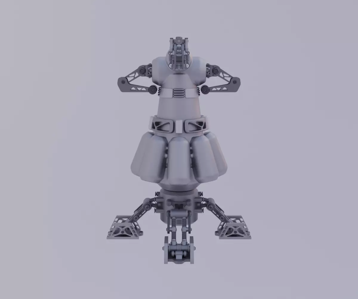 Scifi Plasmonic Reactor Concept 3D model_11