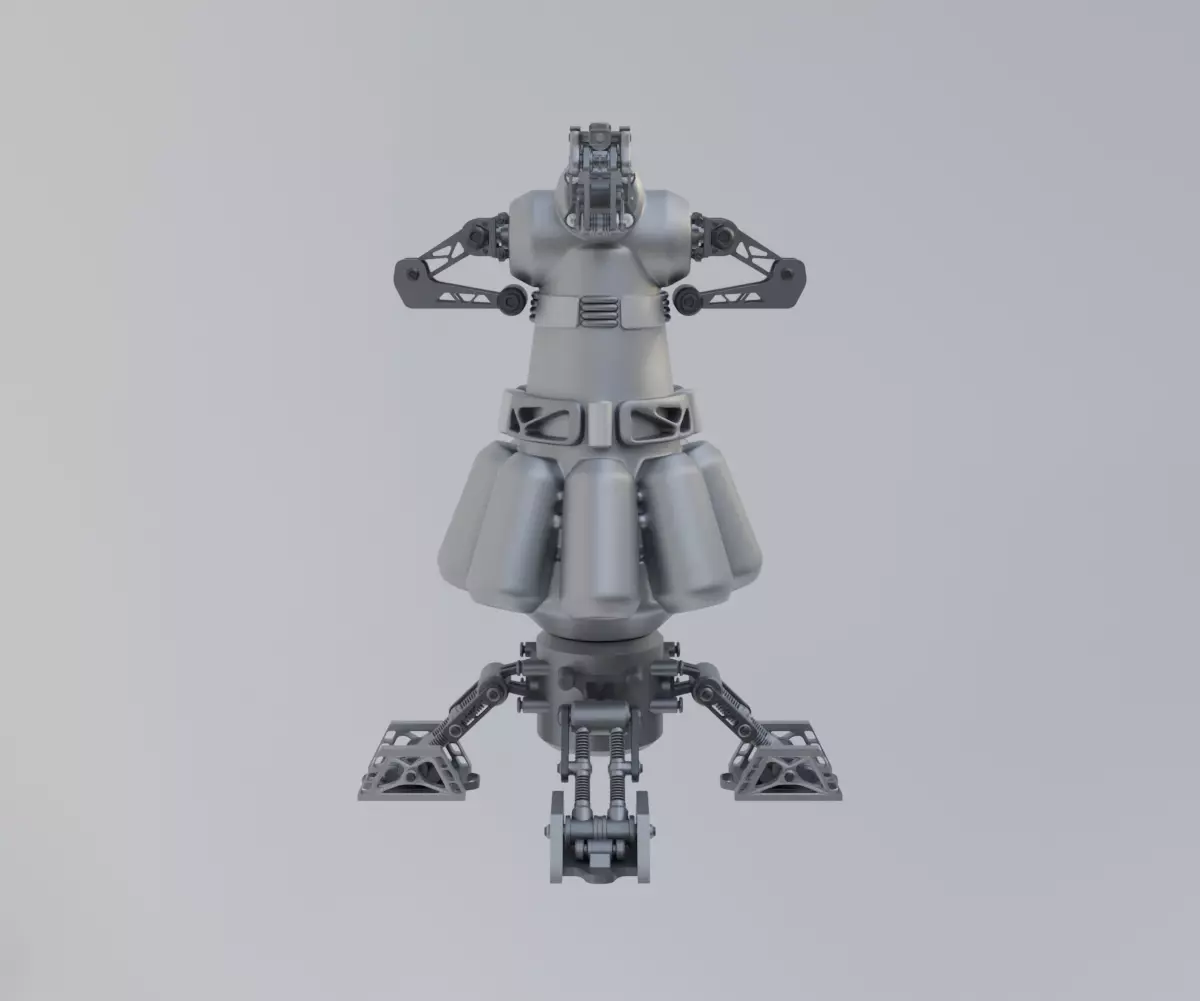 Scifi Plasmonic Reactor Concept 3D model_2