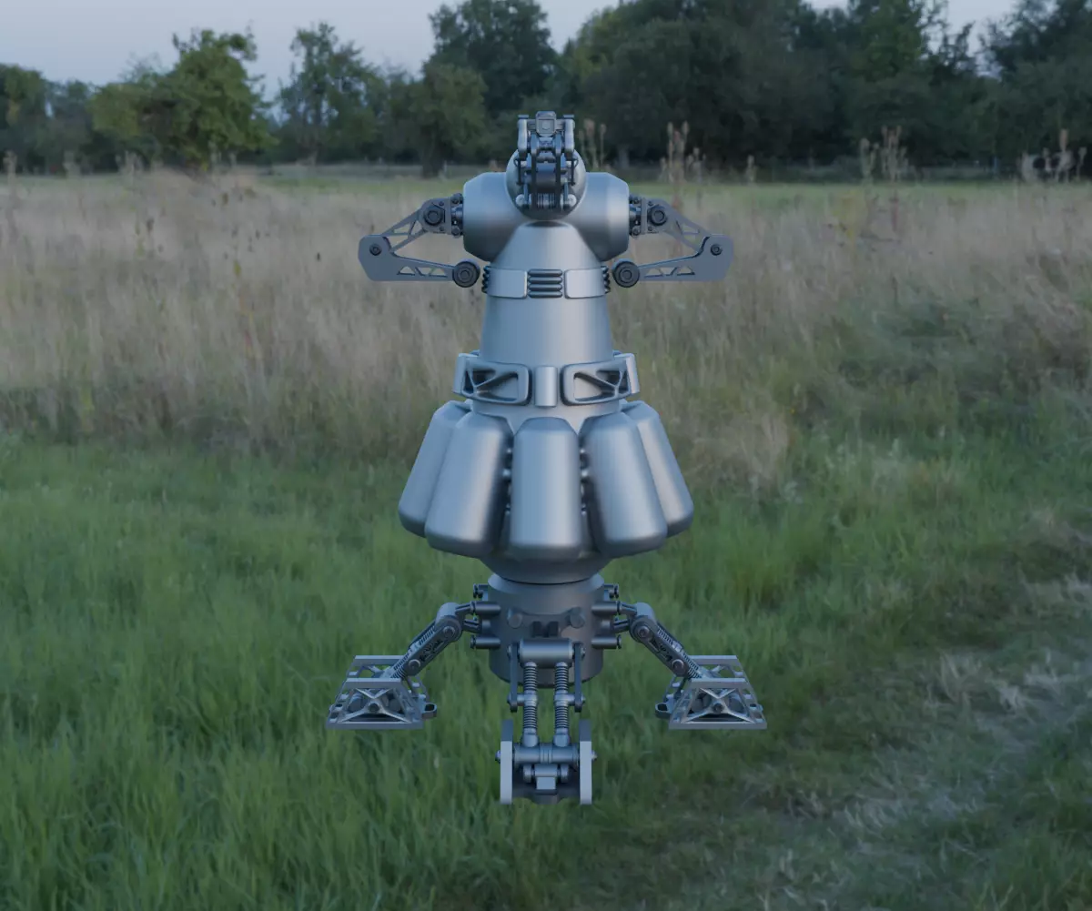 Scifi Plasmonic Reactor Concept 3D model_17