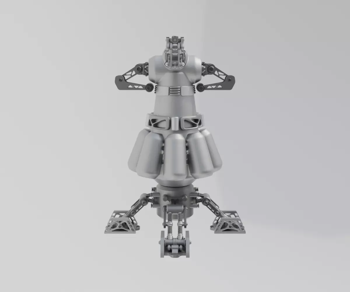 Scifi Plasmonic Reactor Concept 3D model_1