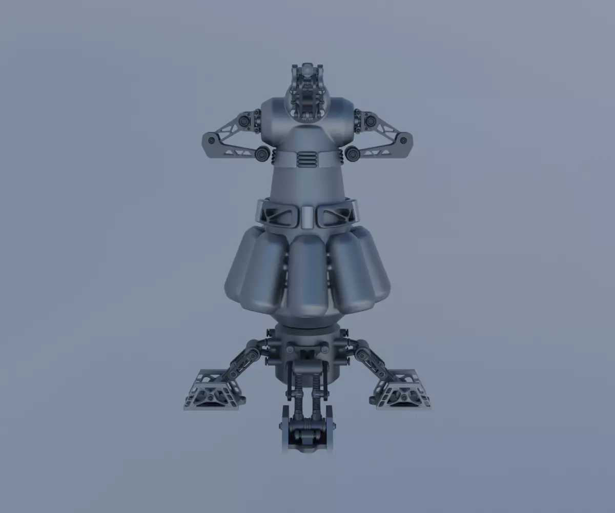 Scifi Plasmonic Reactor Concept 3D model_12