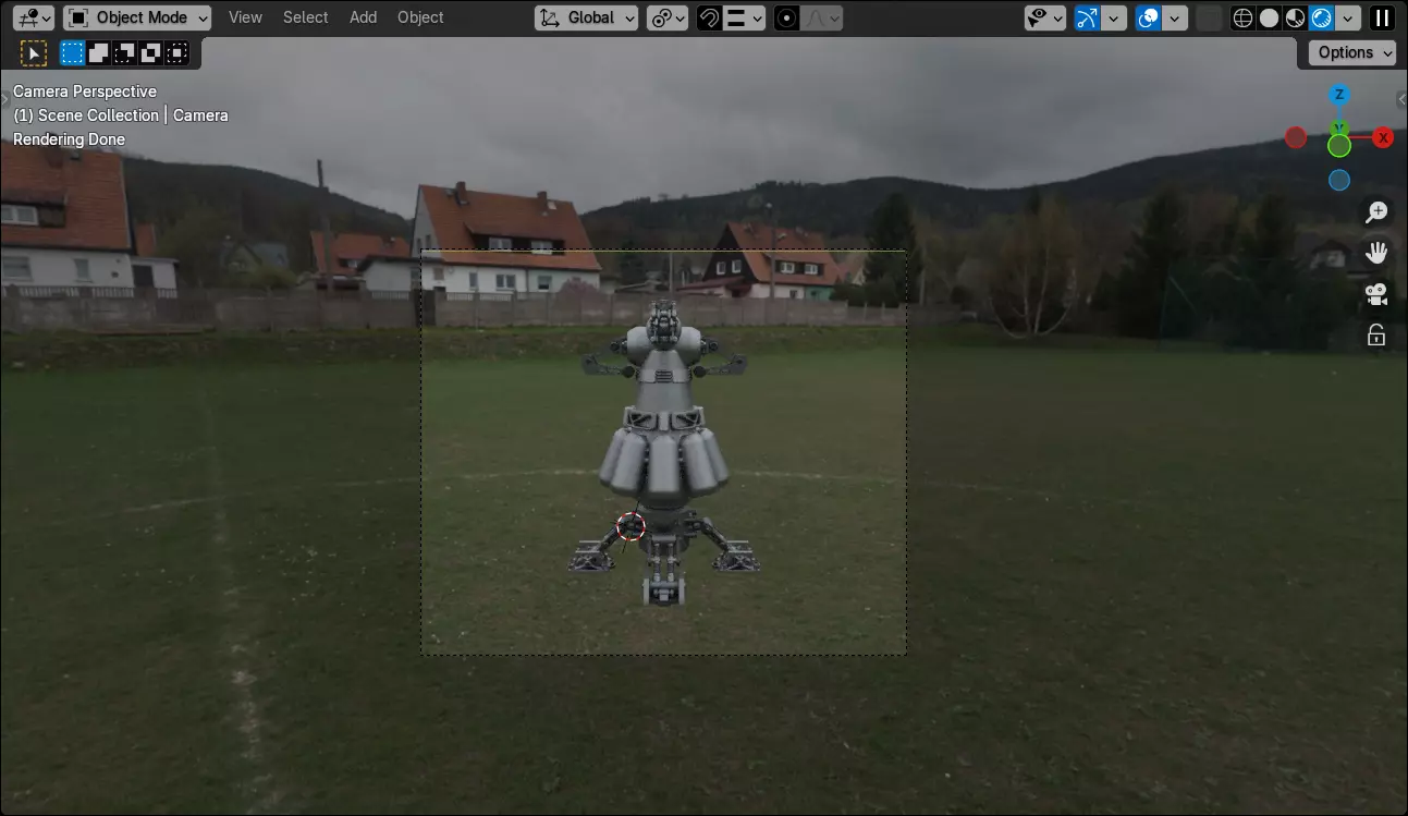 Scifi Plasmonic Reactor Concept 3D model_21