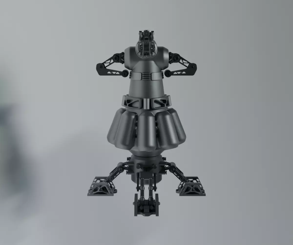 Scifi Plasmonic Reactor Concept 3D model_4