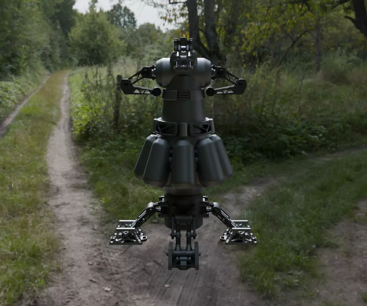 Scifi Plasmonic Reactor Concept 3D model_14