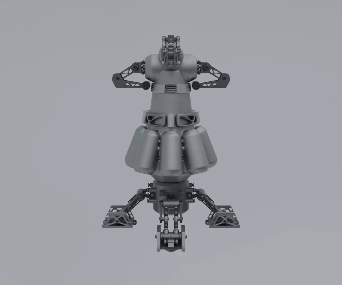 Scifi Plasmonic Reactor Concept 3D model_0