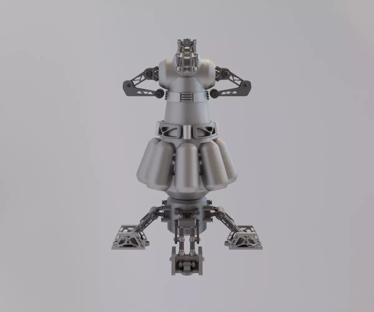 Scifi Plasmonic Reactor Concept 3D model_3