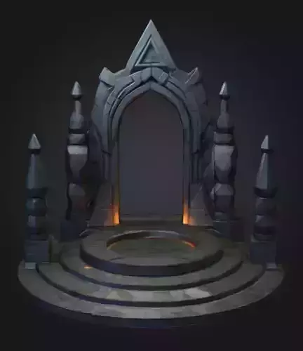 A mysterious mystical altar 