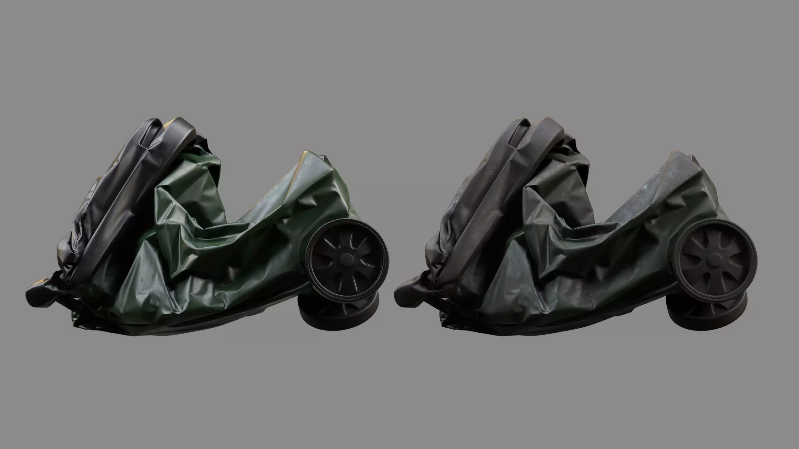 Crushed Trash Can 07 3D model_11