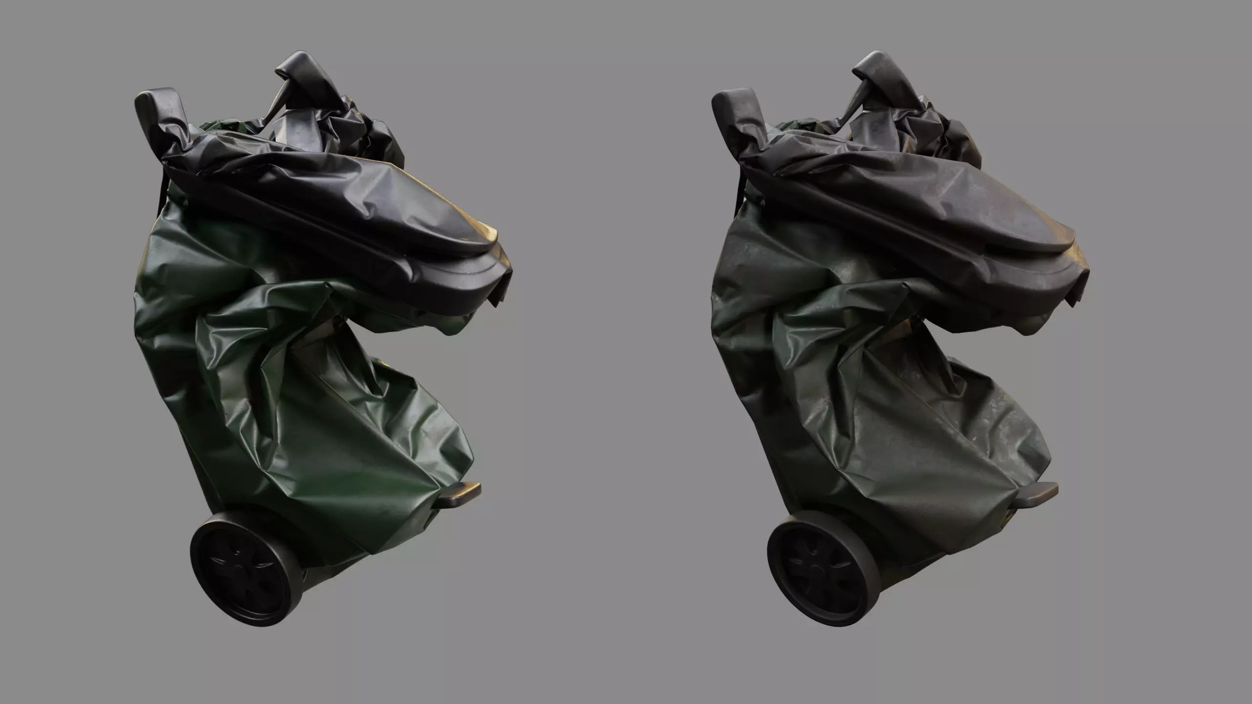 Crushed Trash Can 07 3D model_6