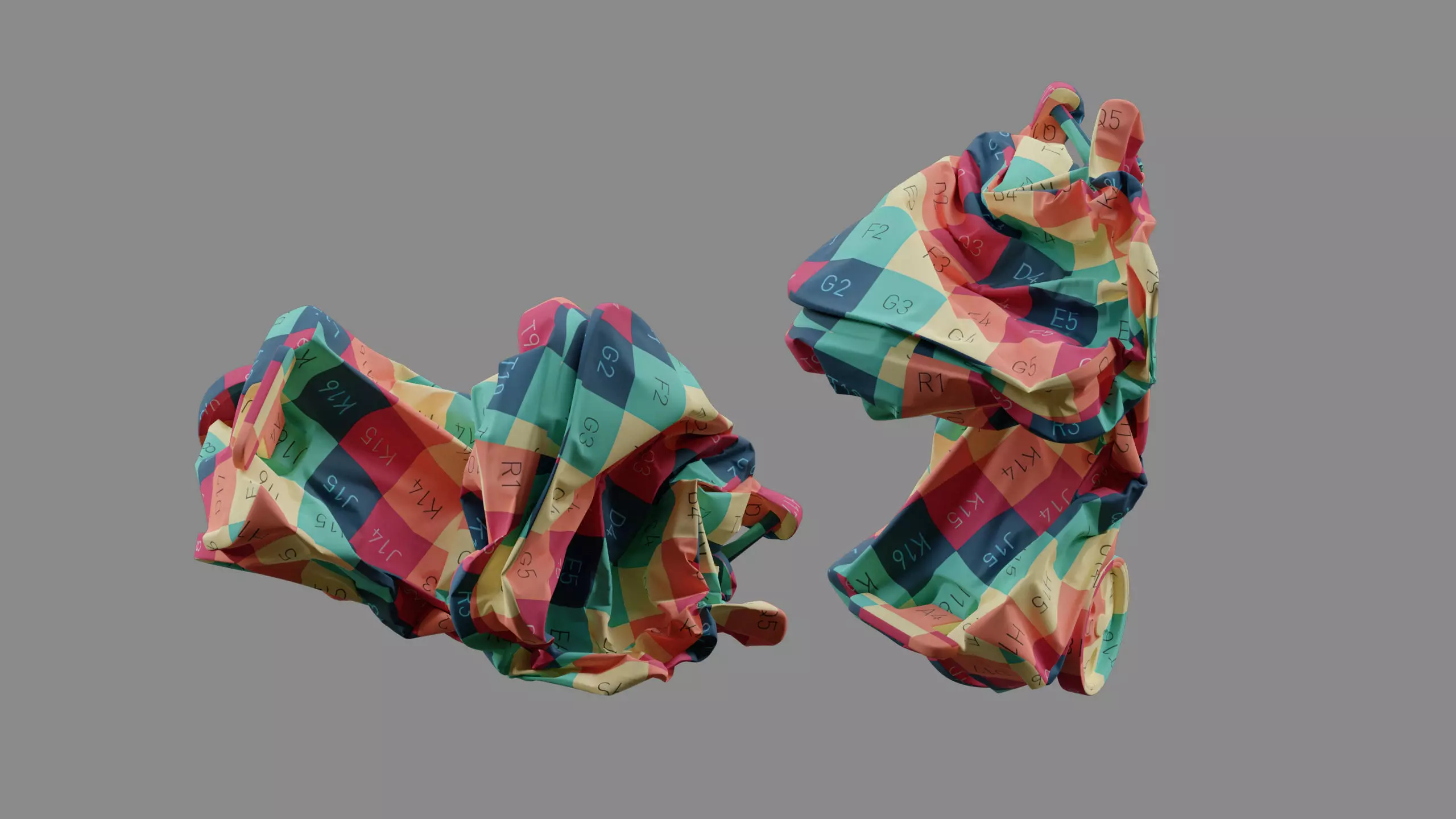 Crushed Trash Can 07 3D model_15