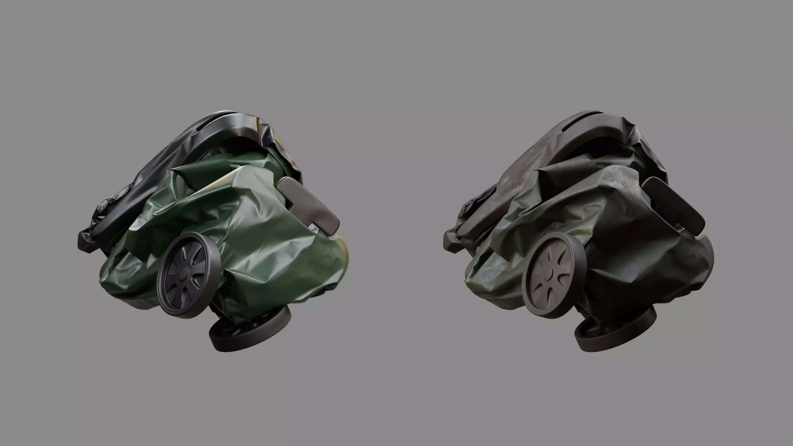 Crushed Trash Can 07 3D model_12