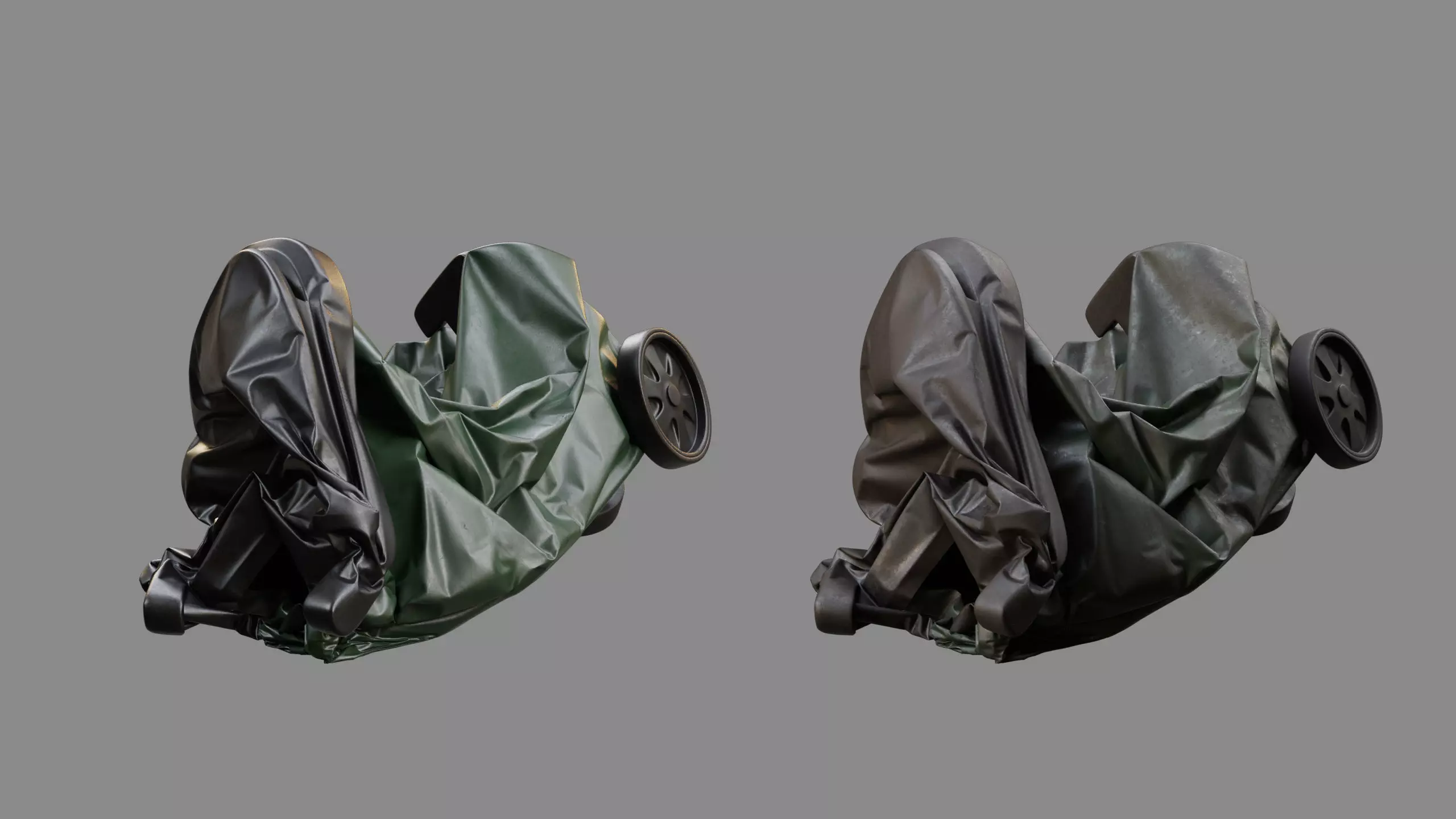 Crushed Trash Can 07 3D model_10