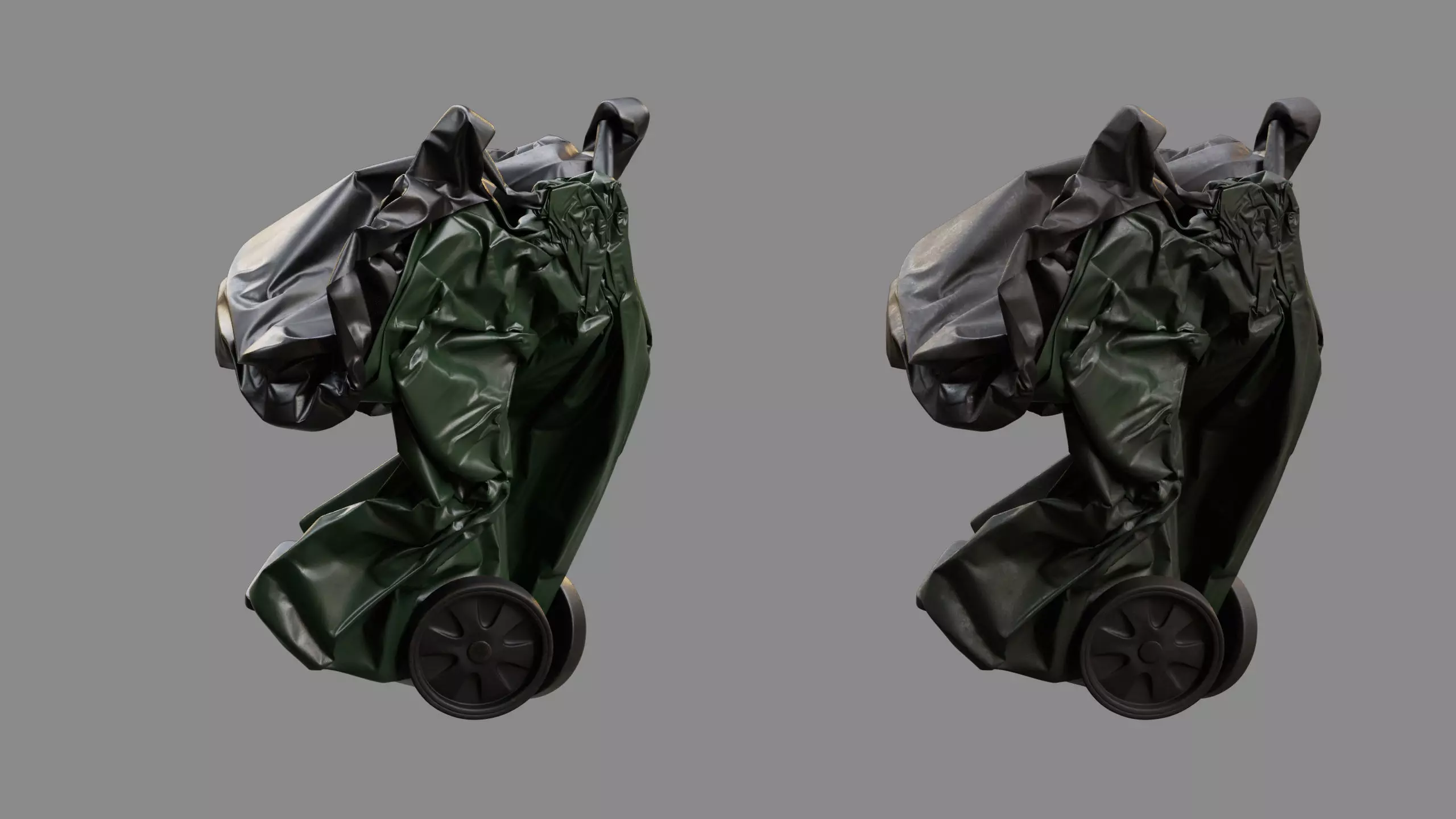 Crushed Trash Can 07 3D model_3