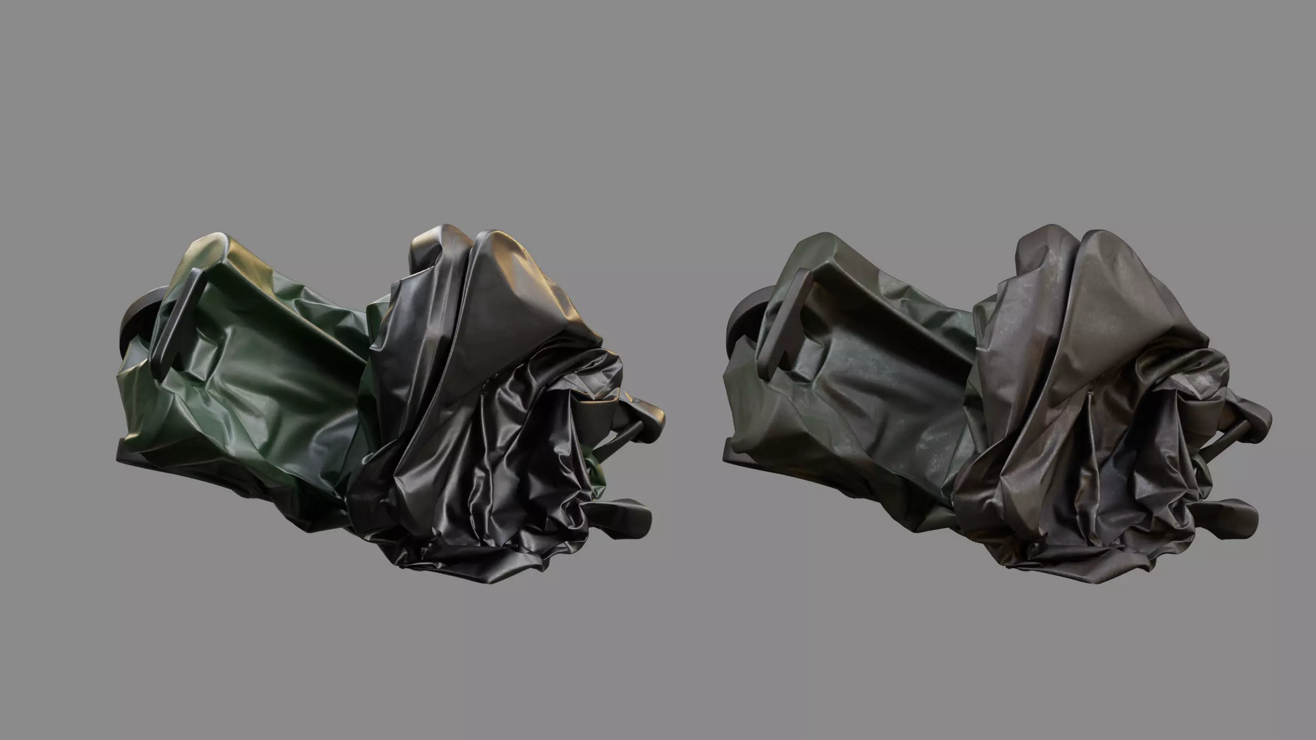 Crushed Trash Can 07 3D model_8