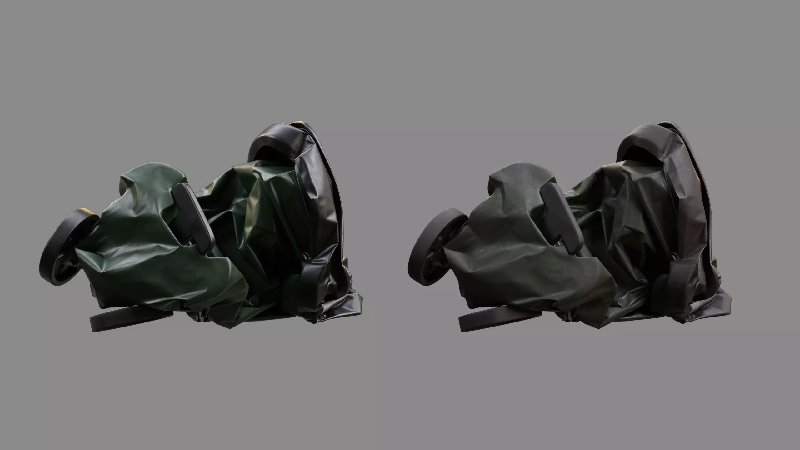 Crushed Trash Can 07 3D model_13