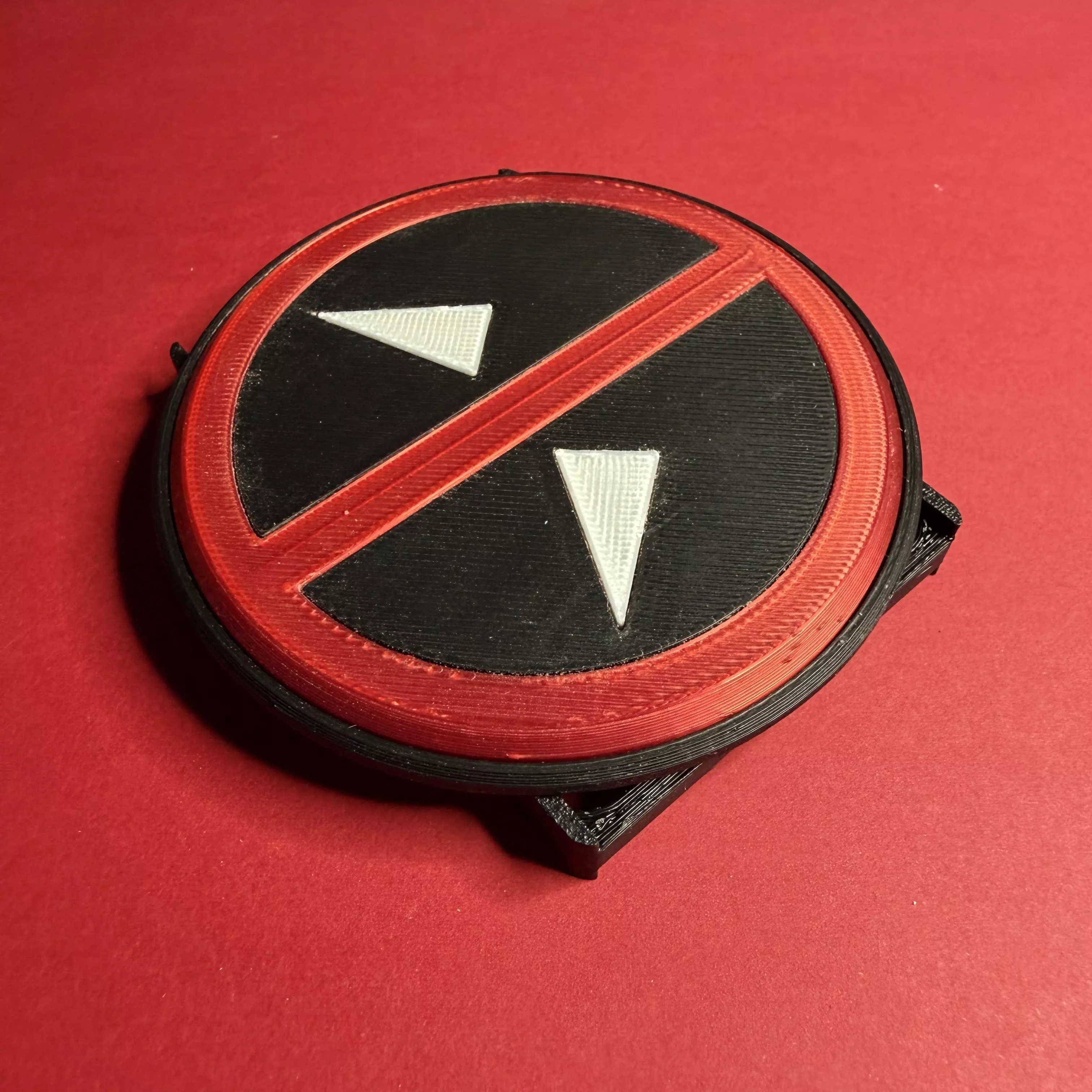Deadpool Snaplock Belt Buckle 3D print model_3