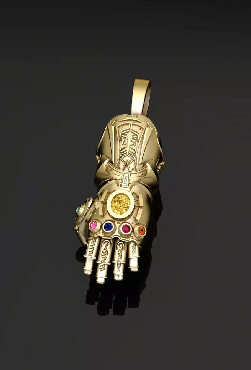 THANOS HAND PENDANT 3D print model