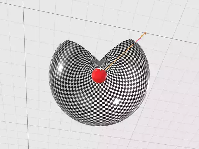 3D Visualization of Electric Flux Through a Surface