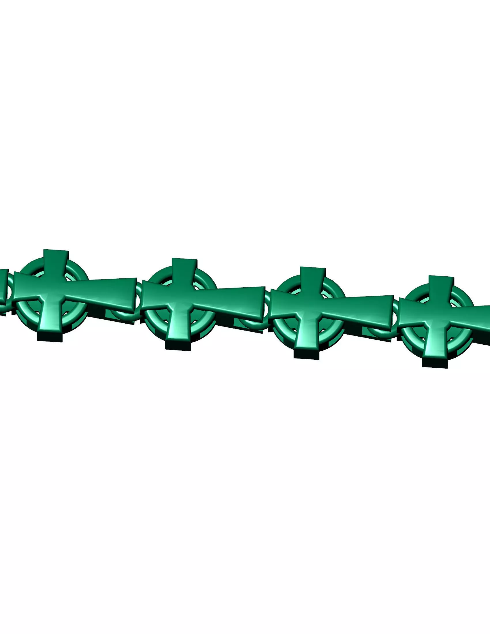 7MM Permium Celtic Jesus Cross 3D Model  3D print model_6