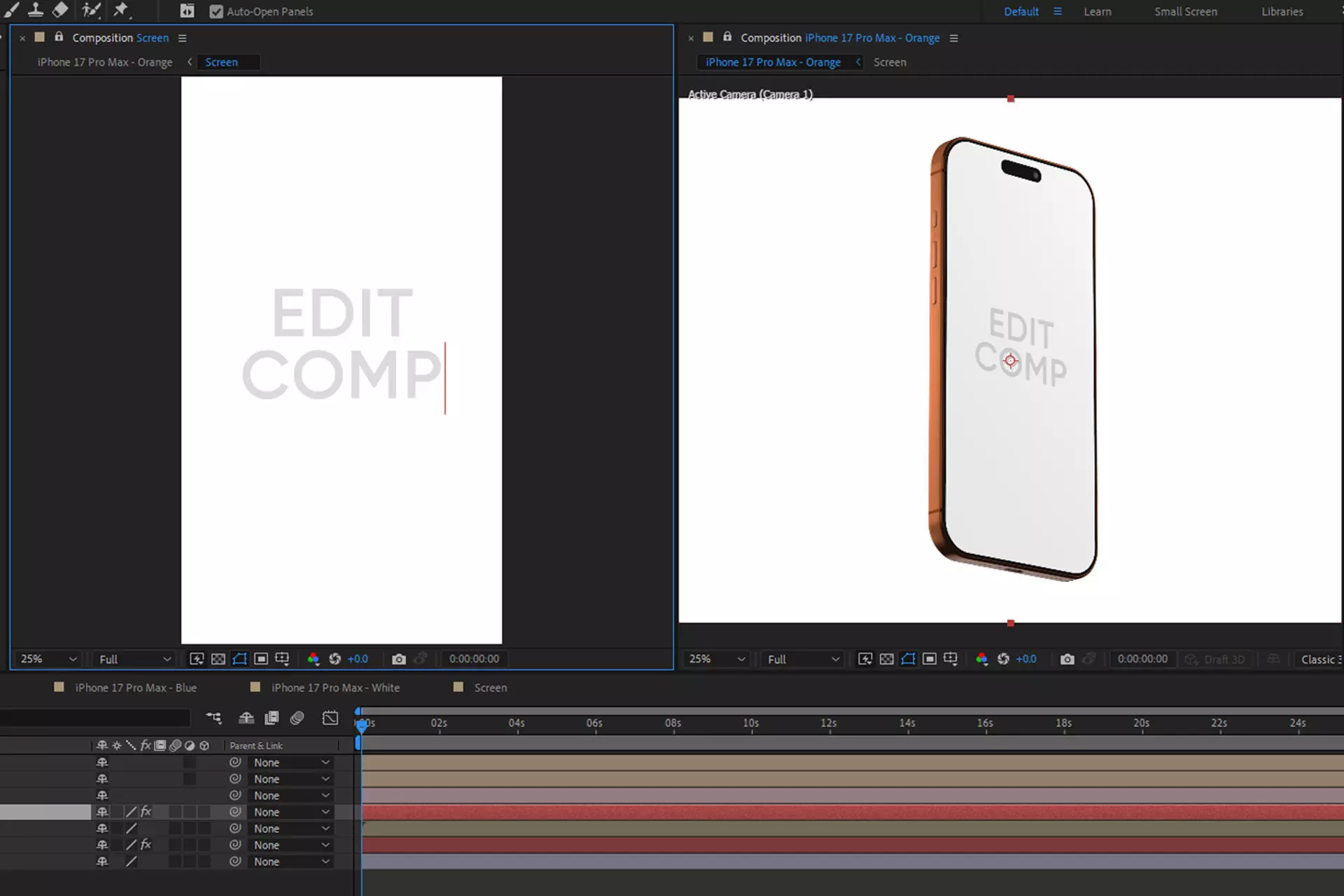  iPhone 17 Pro Max 3D Model for Element 3D and Cinema 4D  3D model_8