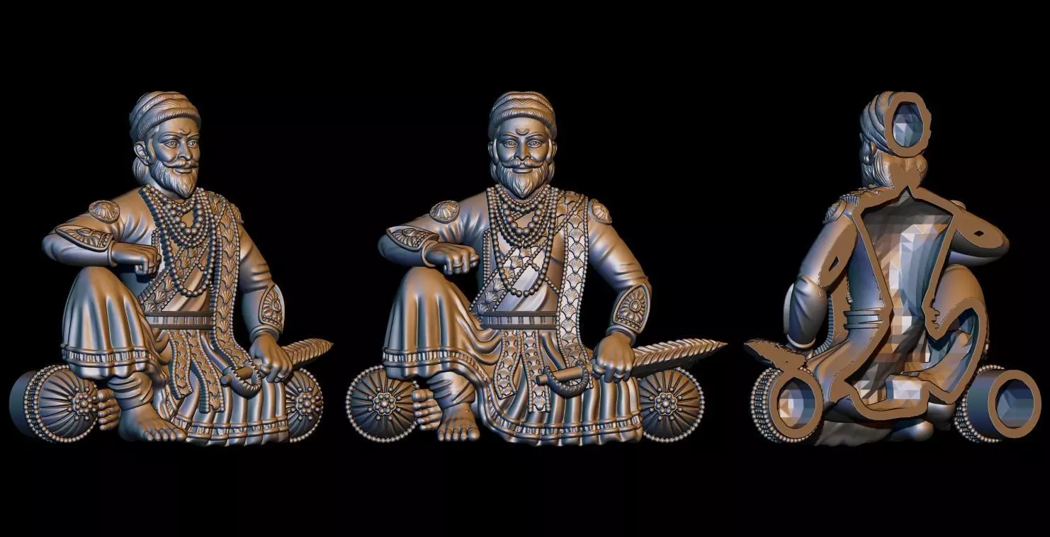 SHIVAJI MAHARAJ 3D print model_0