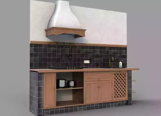 Kitchen work surface