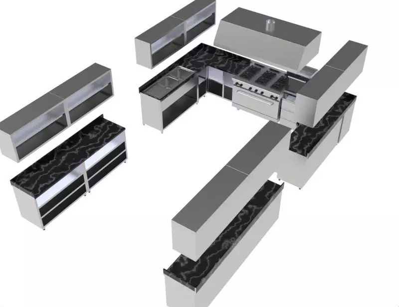 KITCHEN 34 3D model_4