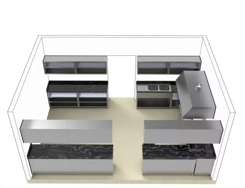 KITCHEN 34 3D model_2