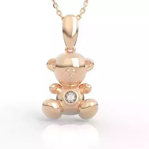Adorable Teddy Bear Pendant